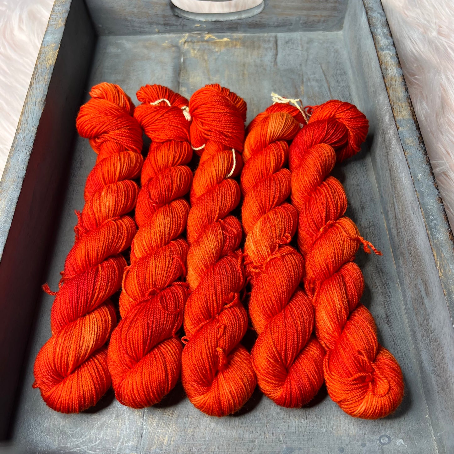 Jimmy Sock- 50g- Mini Skein - Pumpkin Orange