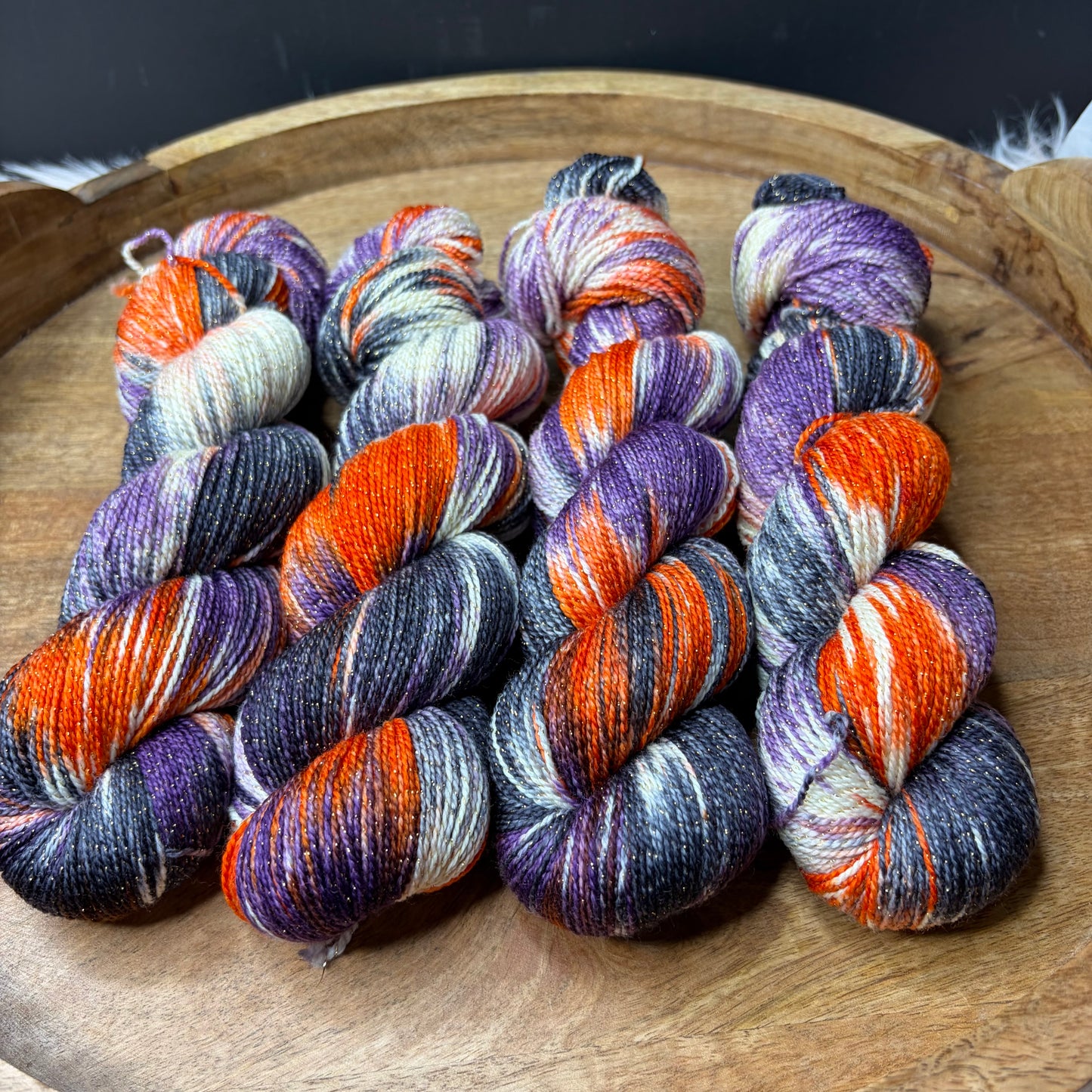 Pnina Sparkle Sock 2.0- Halloween Yarn- Spooky Spooky