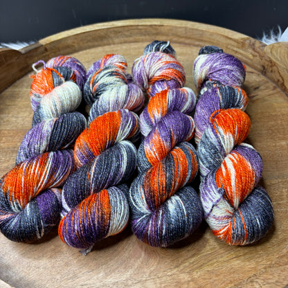 Pnina Sparkle Sock 2.0- Halloween Yarn- Spooky Spooky
