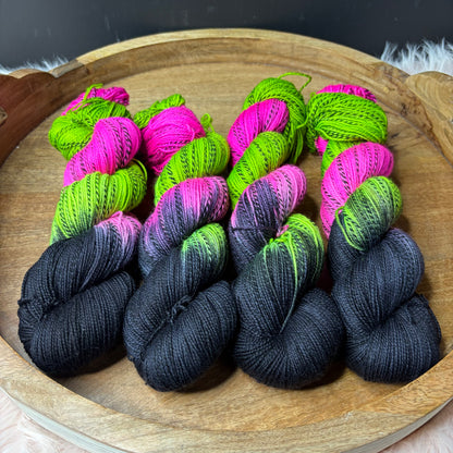 Caroline Sock - Halloween Yarn - Barbie Potion