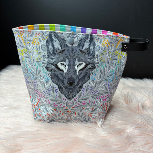 Wolf project bag, Tula pink