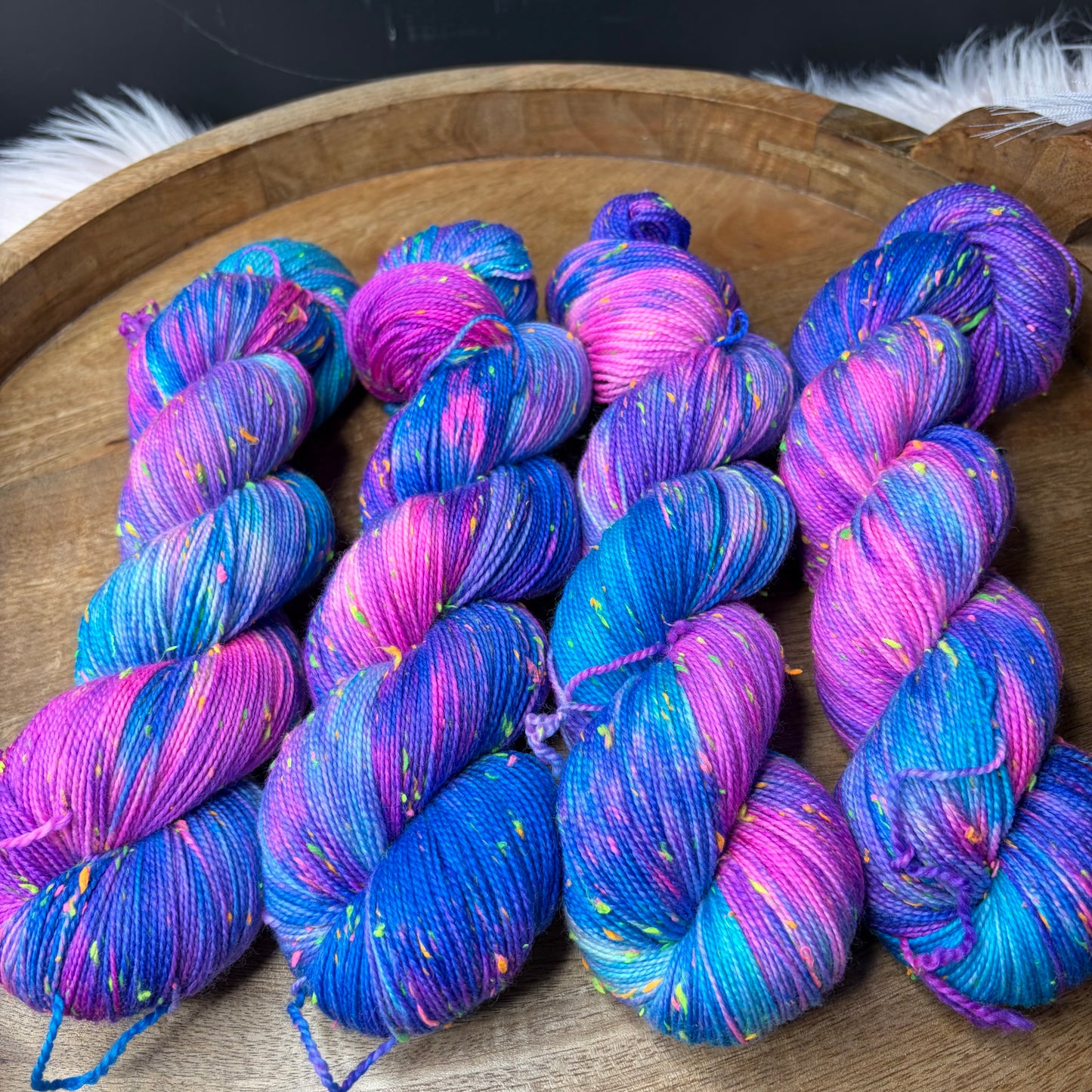 *New* Betsy Neon Tweed Sock- Fairy Rave