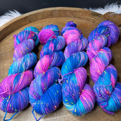 *New* Betsy Neon Tweed Sock- Fairy Rave