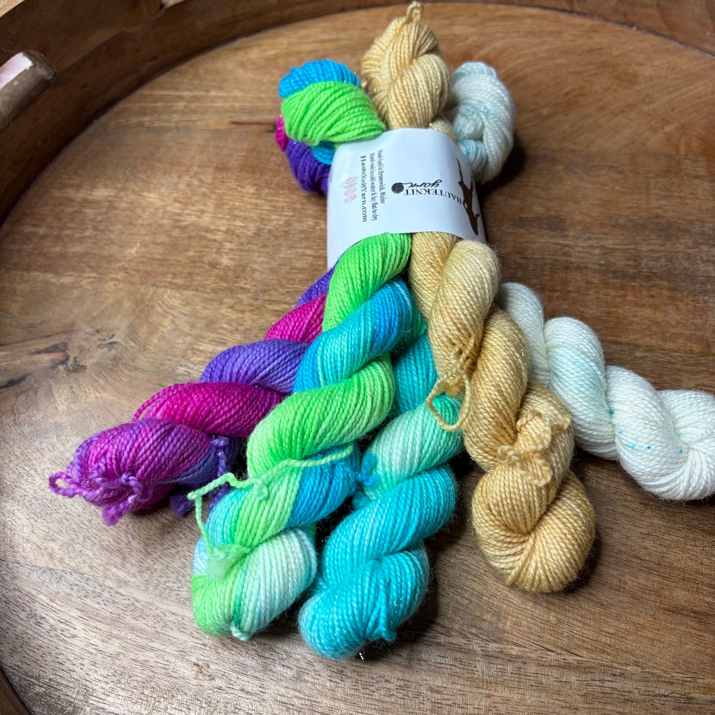 Pnina sparkle Sock 20g Mini skein set Merry & bright