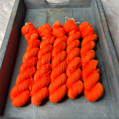 Jimmy Sock- 50g- Mini Skein - Haunted Orange