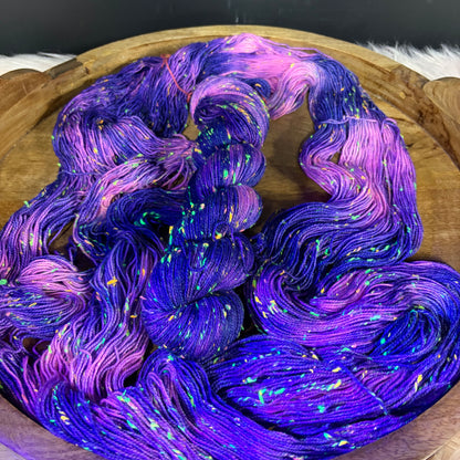 Betsy Neon Tweed Sock- Cosmic Kettle