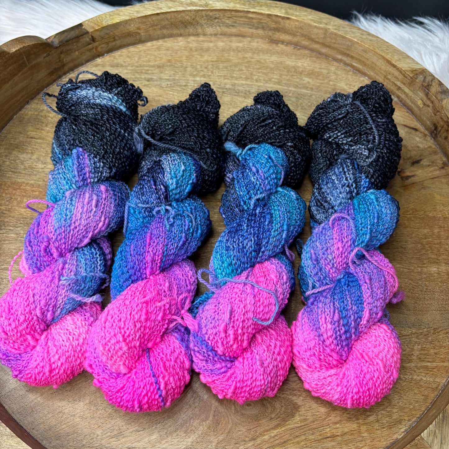 Vivienne Slub Fingering - Maine Northern Lights- Solar Activity