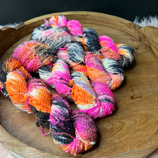 Vivienne Slub Fingering  - Halloween Yarn- Malibu Masquerade