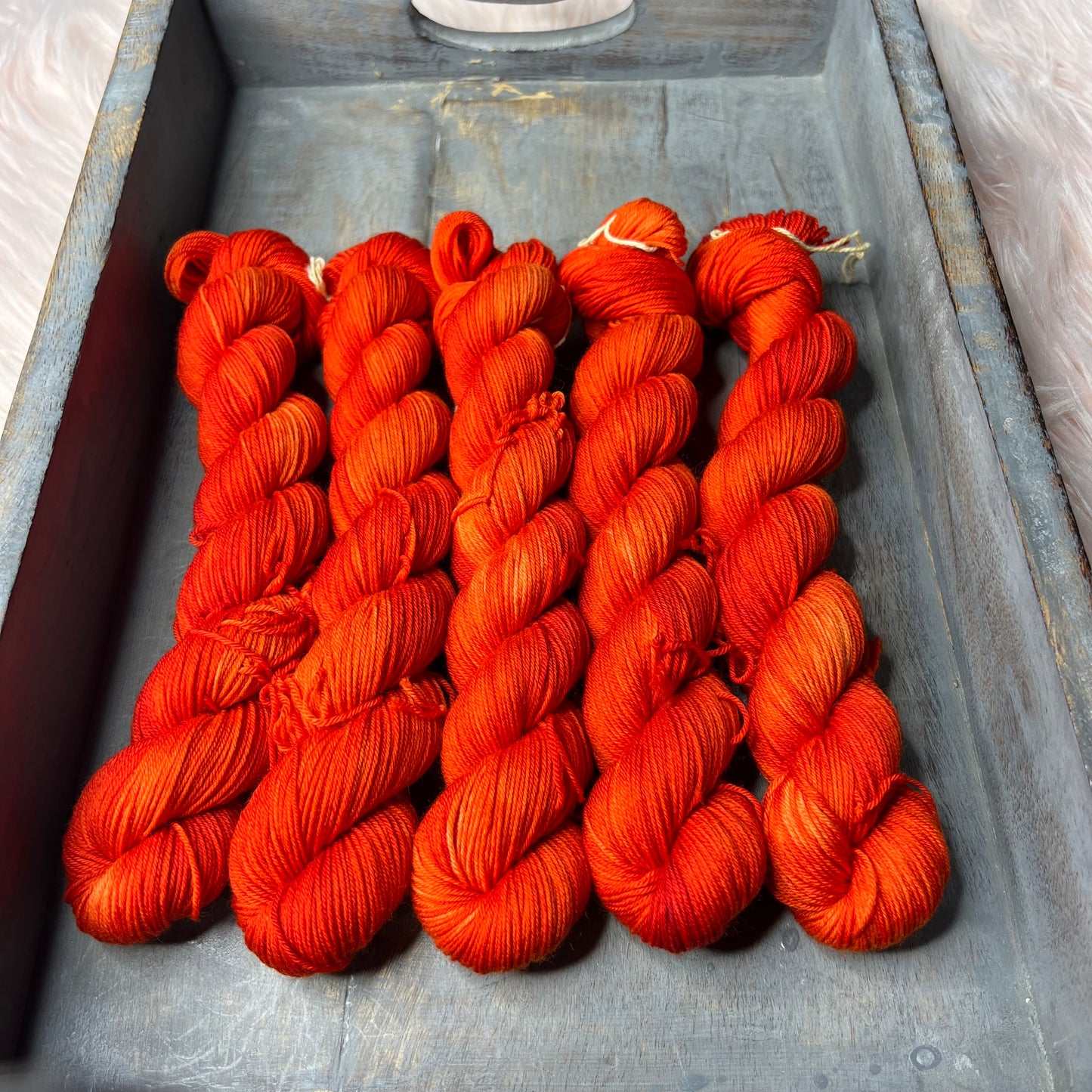 Jimmy Sock- 50g- Mini Skein - Pumpkin Orange