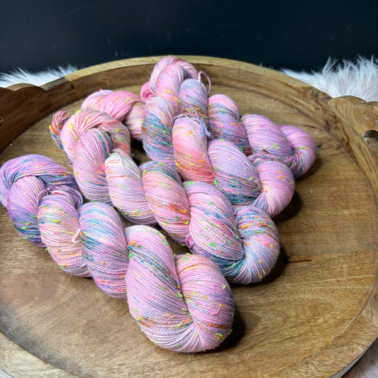 *New* Betsy Neon Tweed Sock-  Sprinkle Magic