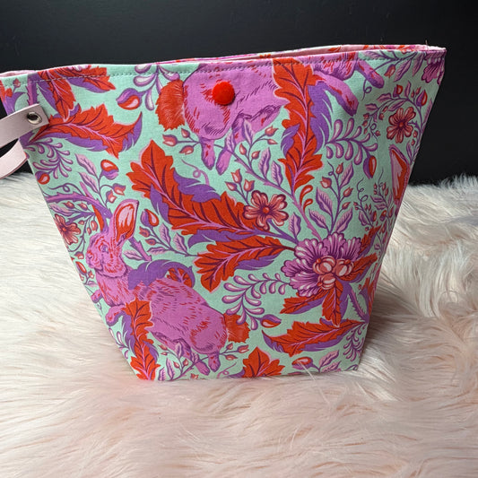 Hoppy Go Lucky Pink Project Bag