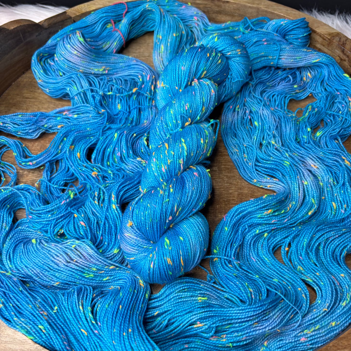 Betsy Neon Tweed Sock- Starlight Tide