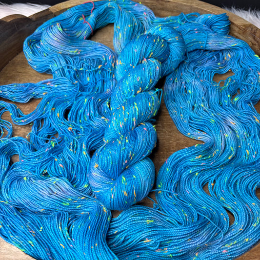 Betsy Neon Tweed Sock- Starlight Tide