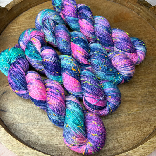 *New* Betsy Neon Tweed Sock- Neptune’s Garden