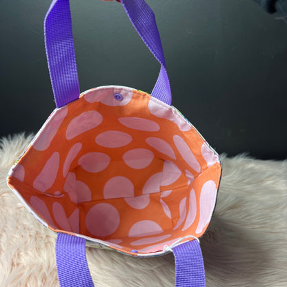 Pteranodon Project Bag with Purple Handles