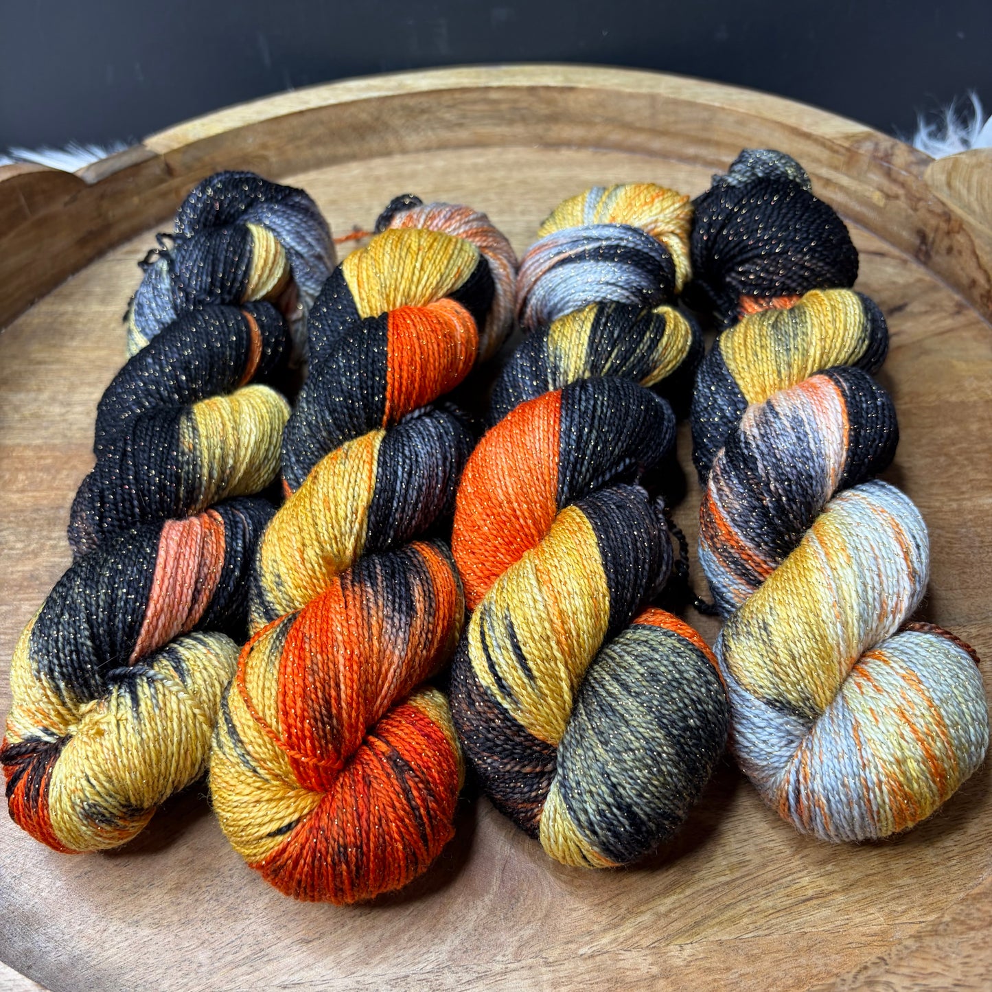 Pnina Sparkle Sock 2.0- Halloween Yarn- Black Cat