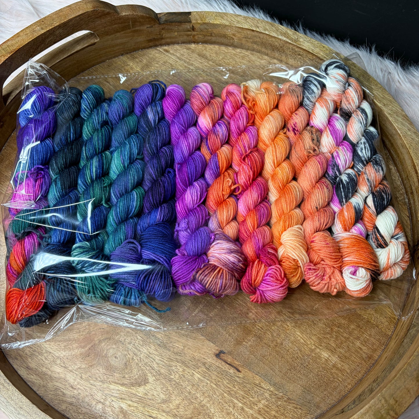 Pretty In Punkin Halloween Mini skein Set