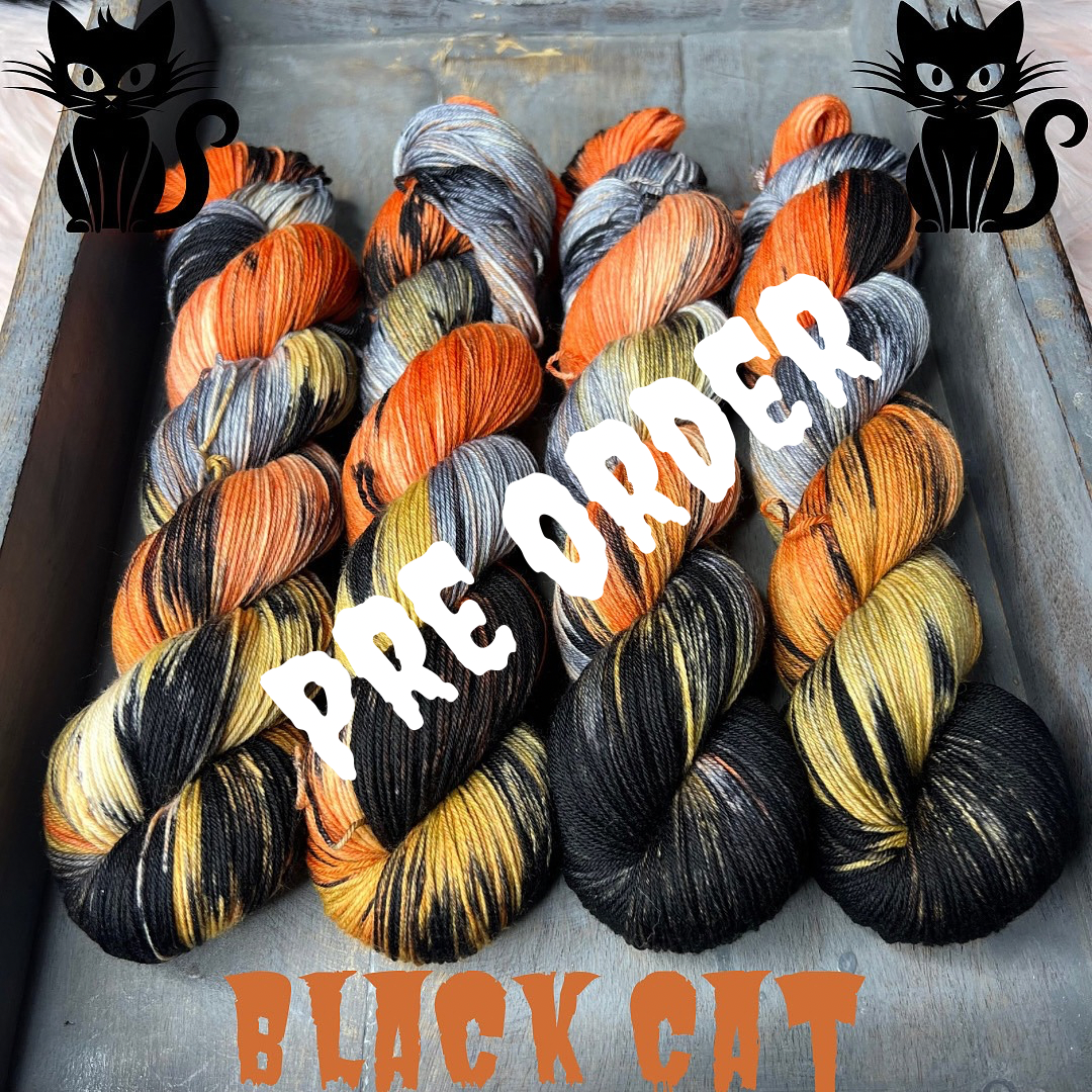 PRE ORDER - Halloween - Black Cat - Pick Your Base