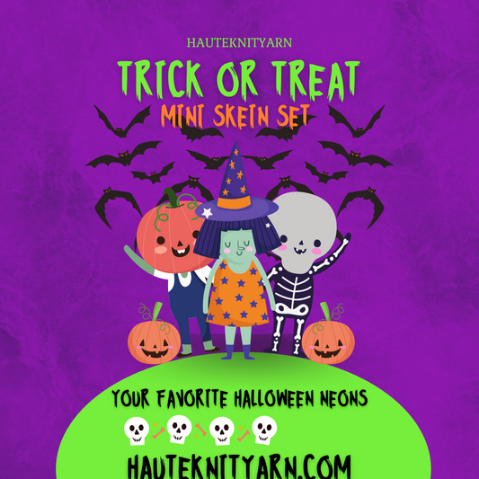 Trick Or Treat Halloween Mini Skein Set PRE ORDER