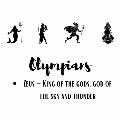 *NEW* Jimmy Sock- 12 Olympians Zeus