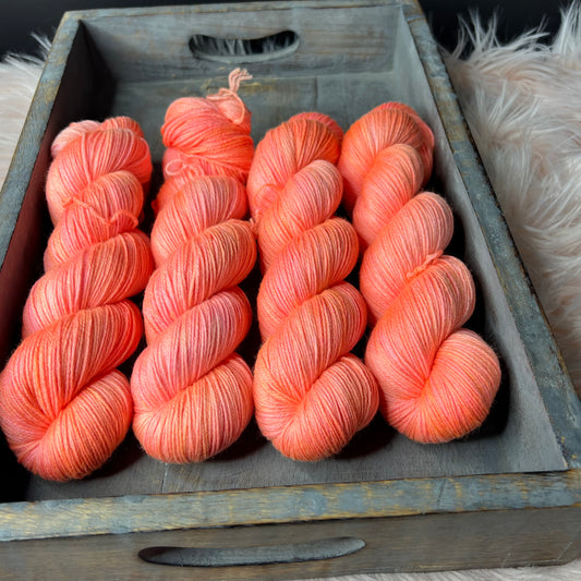 Elsa Sock- Pink Grapefruit