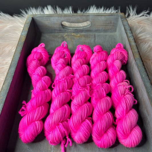 Trevor Morgan DK - 50g Mini Skein- Now that’s what I call pink