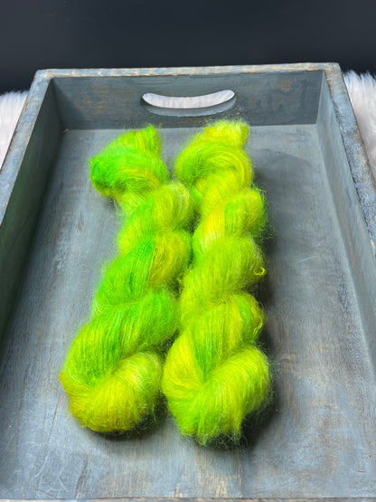 Abigail Mohair Lace-  Lemon Limeade