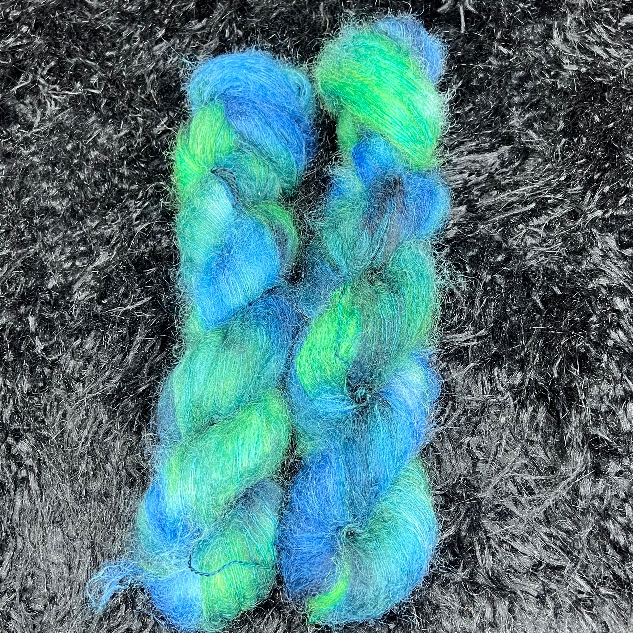 Vivienne Slub Fingering  & Abigail Mohair Lace matching sets (skeins available individually)-  The Riches