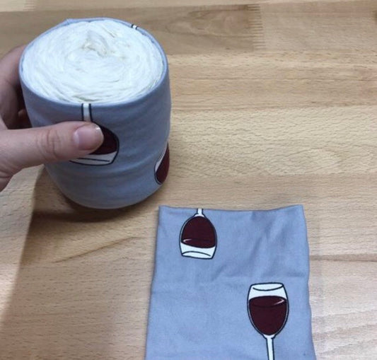 Yarn Cozy- Wine on Grey