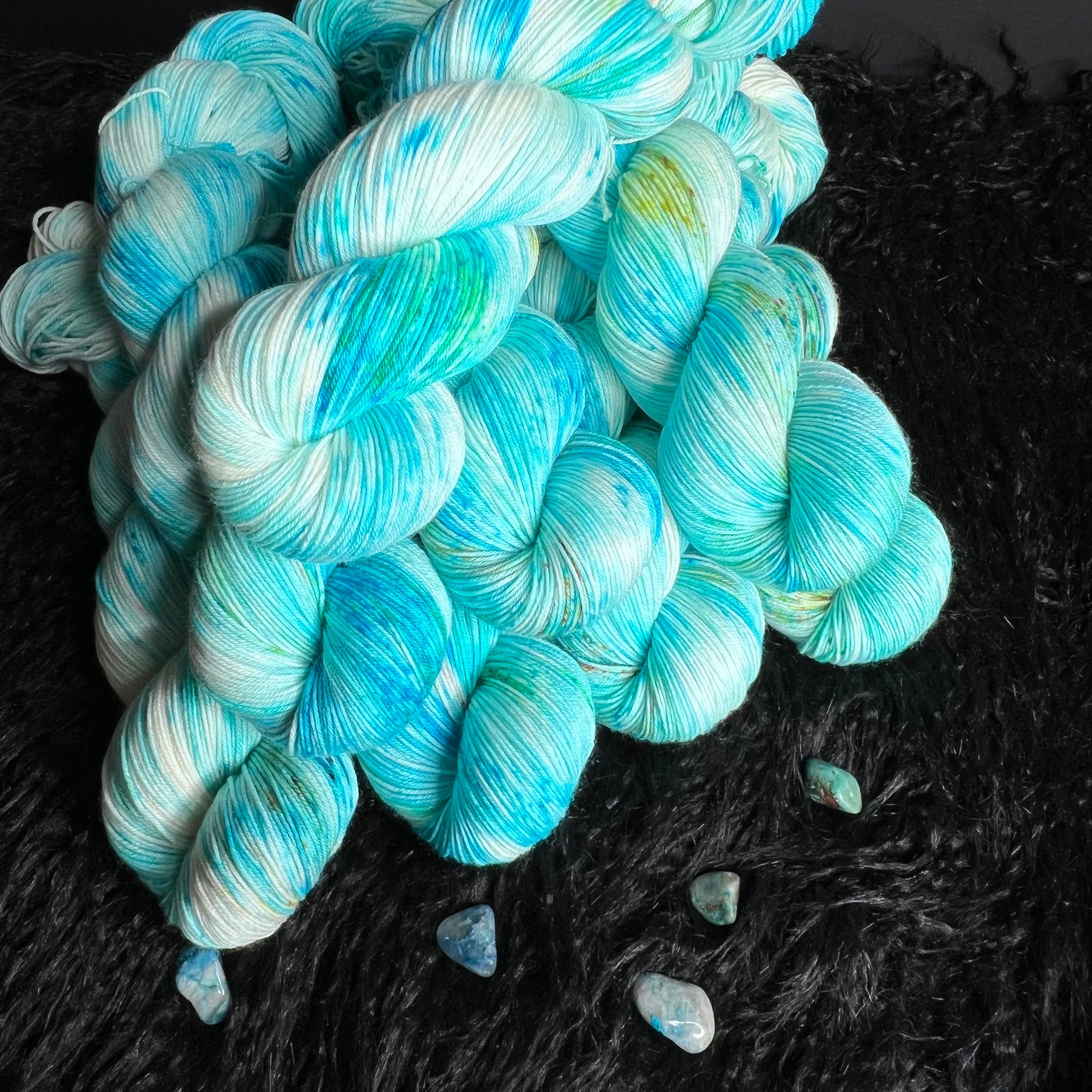 April  Chrysocolla - Stone Colorway of the Month- Pick Your Base