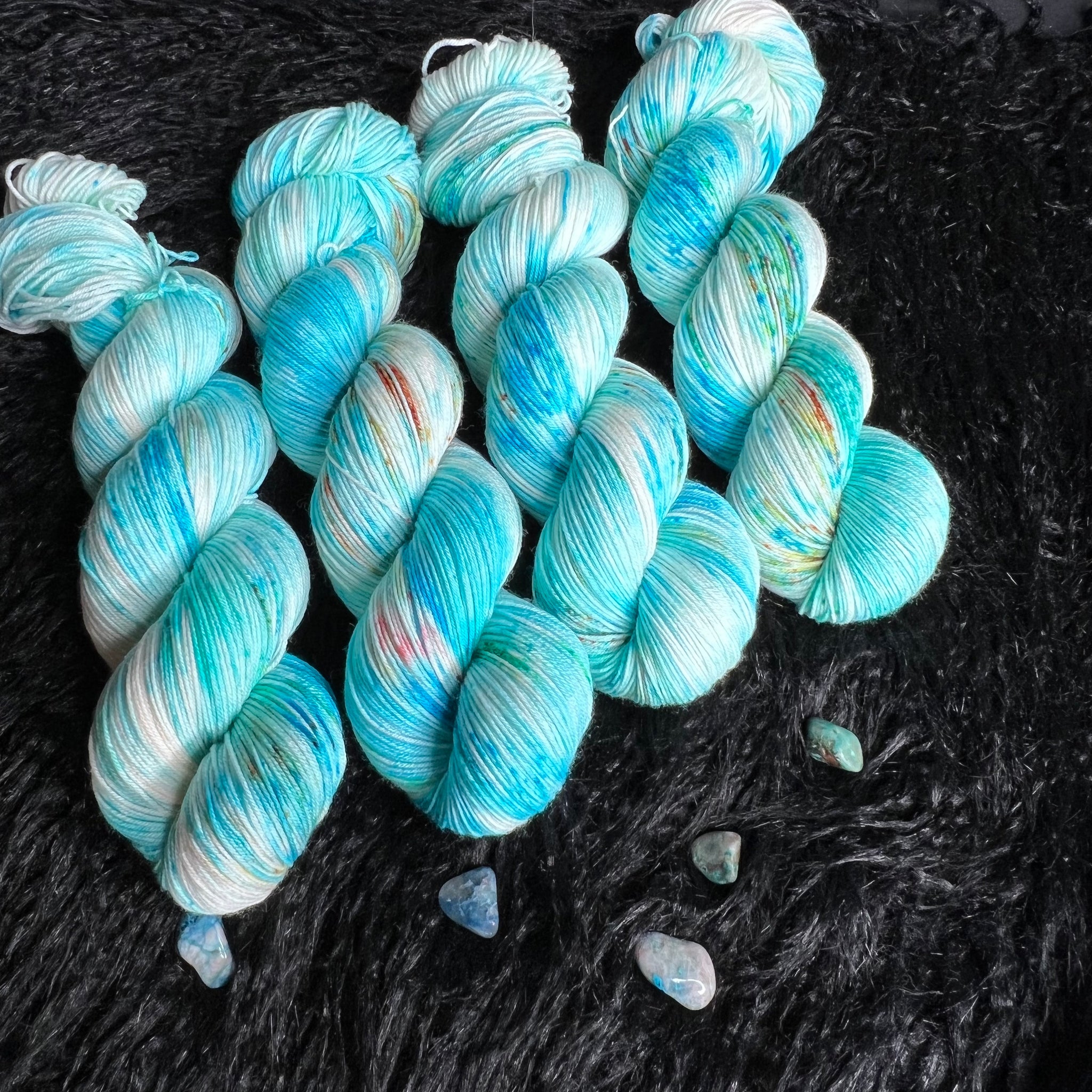 April  Chrysocolla - Stone Colorway of the Month- Pick Your Base